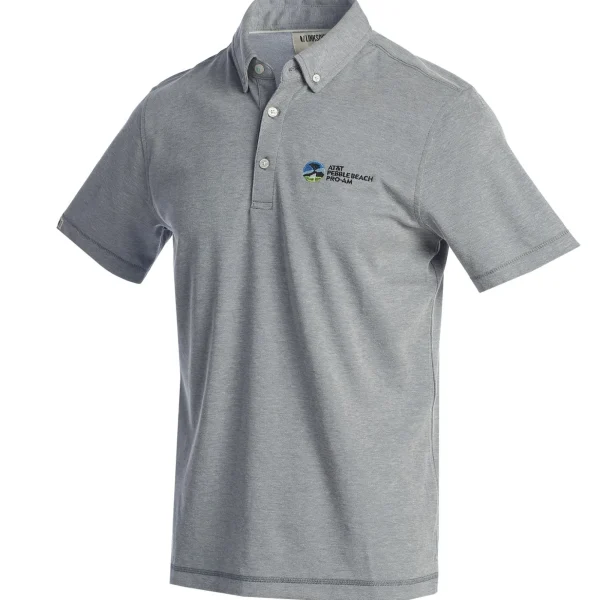 Polos<Pebble Beach Resorts At&T Pebble Beach Pro-Am Oxford Polo By Linksoul