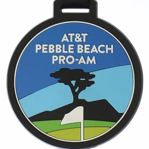 Accessories<Pebble Beach Resorts At&T Pebble Beach Pro-Am Rubber Bag Tag