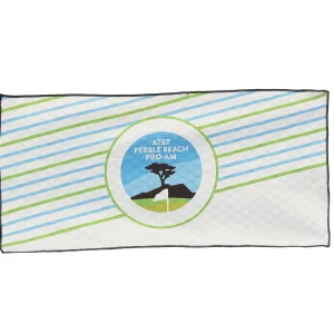Towels<Pebble Beach Resorts At&T Pebble Beach Pro-Am Strip Towel By Devant