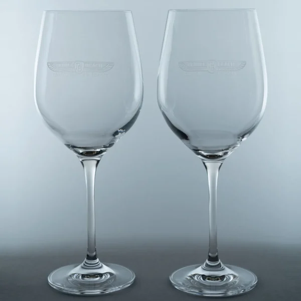 Glassware<Pebble Beach Resorts Concours D'Elegance Set Of 2 Red Wine Glasses