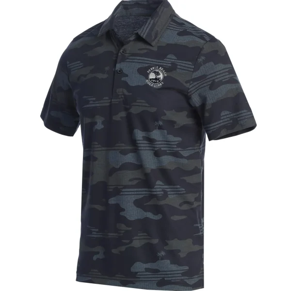 Polos<Pebble Beach Resorts Pebble Beach Beachside Stealth Polo By Travis Mathew