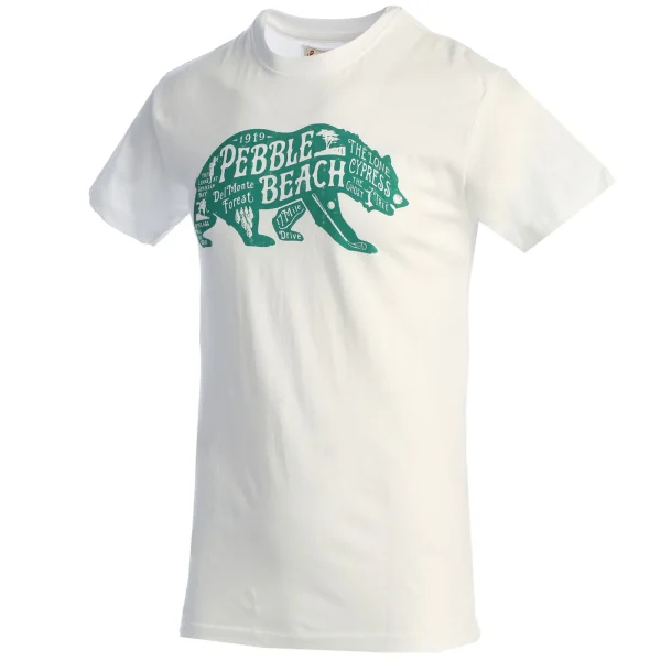 Tees And Shirts<Pebble Beach Resorts Pebble Beach Bear Map Tee By American Needle