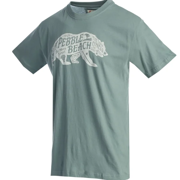 Tees And Shirts<Pebble Beach Resorts Pebble Beach Bear Map Tee By American Needle