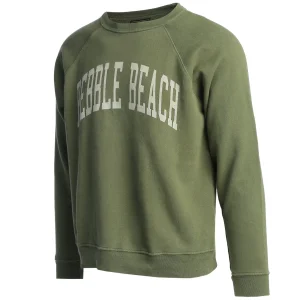 Sweatshirts<Pebble Beach Resorts Pebble Beach Black Label Forest Crew Sweatshirt By Original Retro Brand