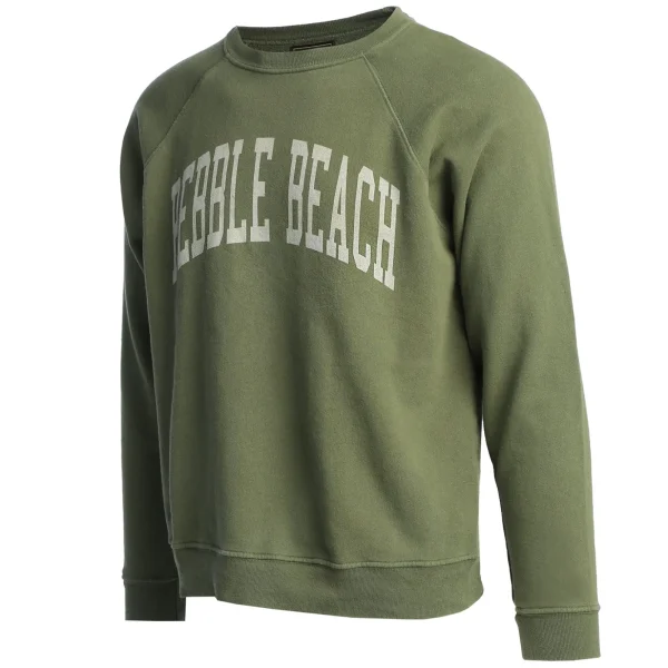 Sweatshirts<Pebble Beach Resorts Pebble Beach Black Label Forest Crew Sweatshirt By Original Retro Brand