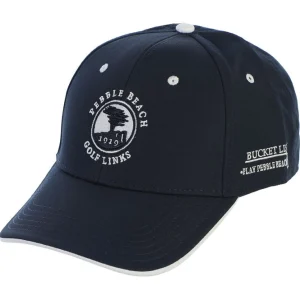 Adjustable<Pebble Beach Resorts Pebble Beach Bucket List Hat By The Game Black