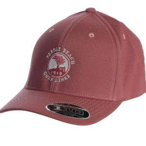 Adjustable<Pebble Beach Resorts Pebble Beach Cardinal Logo Snap Back Hat By Travis Mathew