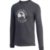 Tees And Shirts<Pebble Beach Resorts Pebble Beach Comfort Logo Long Sleeve Tee By American Needle