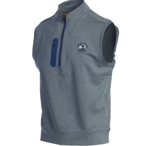 Outerwear<Pebble Beach Resorts Pebble Beach Denny 1/4 Zip Vest By Johnnie-O