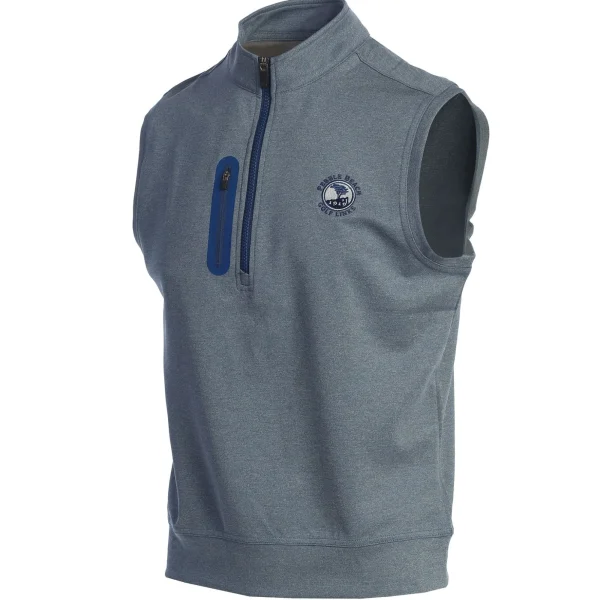 Outerwear<Pebble Beach Resorts Pebble Beach Denny 1/4 Zip Vest By Johnnie-O