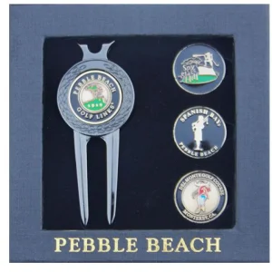 Accessories<Pebble Beach Resorts Pebble Beach Four Course Wave Divot Tool & Ball Markers Set
