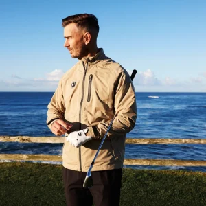 Outerwear<Pebble Beach Resorts Pebble Beach Full Zip Rain Ready Jacket By Adidas