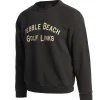 Sweatshirts<Pebble Beach Resorts Pebble Beach Golf Links Black Label Crew Sweatshirt By Original Retro Brand