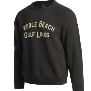 Sweatshirts<Pebble Beach Resorts Pebble Beach Golf Links Black Label Crew Sweatshirt By Original Retro Brand