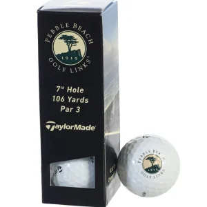 Golf Balls<Pebble Beach Resorts Pebble Beach Golf Links 7Th Hole Sleeve Golf Balls By Taylormade