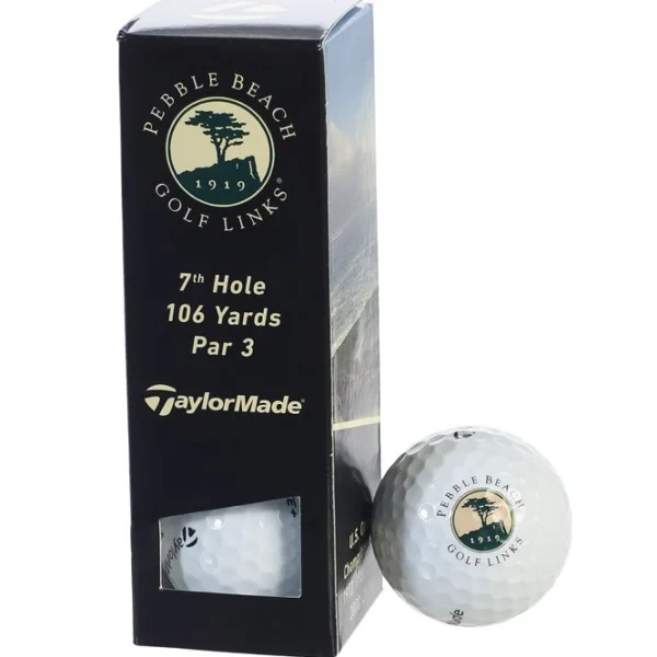 Golf Balls<Pebble Beach Resorts Pebble Beach Golf Links 7Th Hole Sleeve Golf Balls By Taylormade