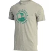 Tees And Shirts<Pebble Beach Resorts Pebble Beach Heather Comfort Logo Tee By American Needle