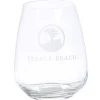 Glassware<Pebble Beach Resorts Pebble Beach Heritage Logo Stemless Red Wine Glass