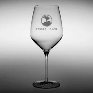 Glassware<Pebble Beach Resorts Pebble Beach Heritage Logo Cabernet/Merlot/Bordeaux Red Wine Glass