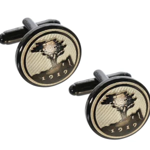 Jewelry<Pebble Beach Resorts Pebble Beach Heritage Logo Enamel Boxed Cufflinks