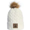 Knit & Buckets<Pebble Beach Resorts Pebble Beach Ladies Cable Knit Pom Beanie By Ahead