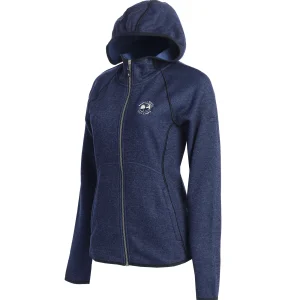 Outerwear<Pebble Beach Resorts Pebble Beach Ladies Mainsail Full Zip Sweater Knit Hoodie By Cutter & Buck