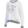 Sweatshirts<Pebble Beach Resorts Pebble Beach Ladies White Joan Sweatshirt
