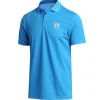 Polos<Pebble Beach Resorts Pebble Beach Men's Bright Performance Polo By Adidas