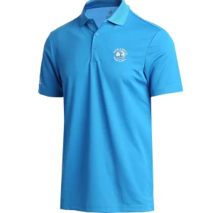 Polos<Pebble Beach Resorts Pebble Beach Men's Bright Performance Polo By Adidas