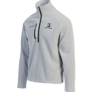 Pullovers And Sweaters<Pebble Beach Resorts Pebble Beach Men's 'Fast Trek' 1/2 Zip Fleece By Columbia Grey