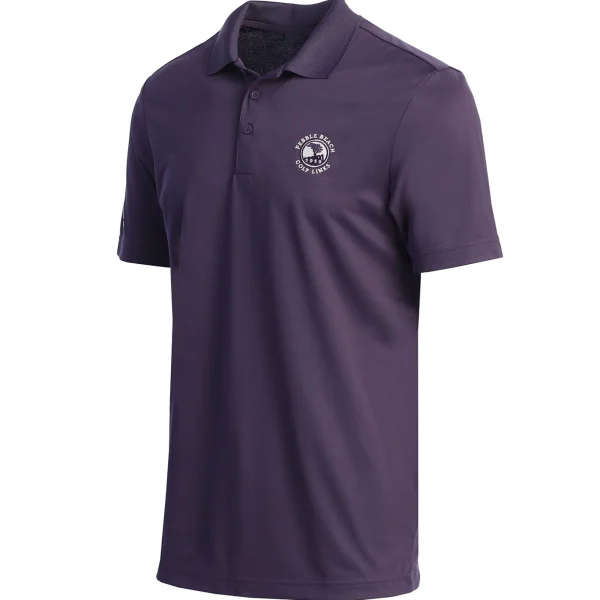 Polos<Pebble Beach Resorts Pebble Beach Men's Solid Performance Polo By Adidas