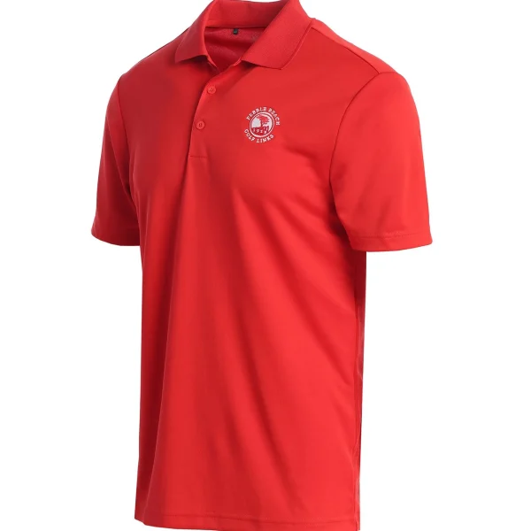 Polos<Pebble Beach Resorts Pebble Beach Men's Solid Performance Polo By Adidas