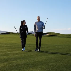 Pullovers And Sweaters<Pebble Beach Resorts Pebble Beach Men's 3-Stripes Heather 1/4 Zip By Adidas