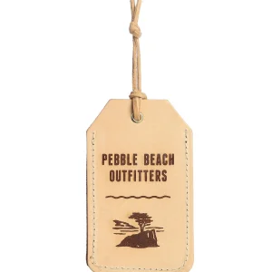Leather Goods<Pebble Beach Resorts Pebble Beach Outfitters Leather Luggage Tag By Freshwater Designs