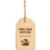 Bags & Keychains<Pebble Beach Resorts Pebble Beach Outfitters Leather Luggage Tag By Freshwater Designs