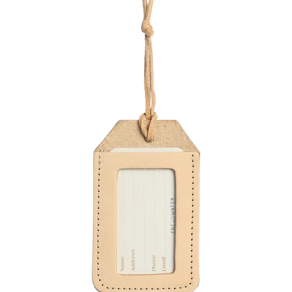 Leather Goods<Pebble Beach Resorts Pebble Beach Outfitters Leather Luggage Tag By Freshwater Designs