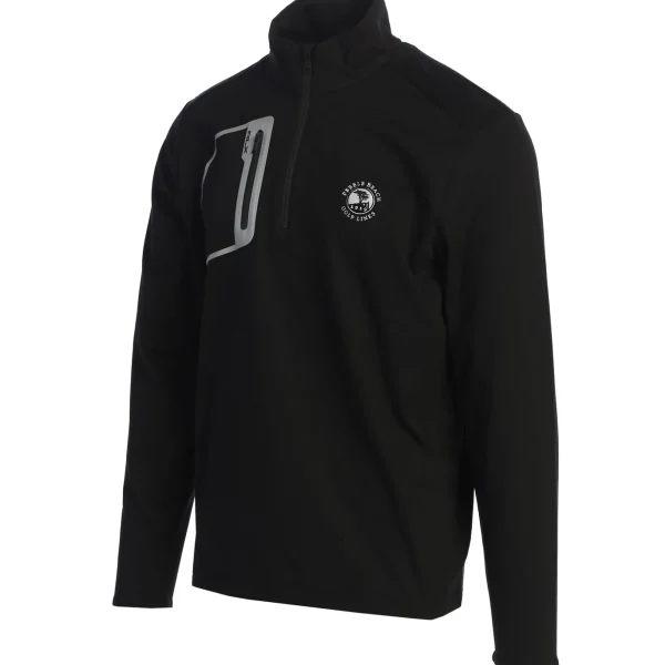 Pullovers And Sweaters<Pebble Beach Resorts Pebble Beach Performance Jersey 1/4 Zip Pullover By Ralph Lauren