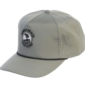 Adjustable<Pebble Beach Resorts Pebble Beach Performance Rope Hat By Imperial Headwear Grey