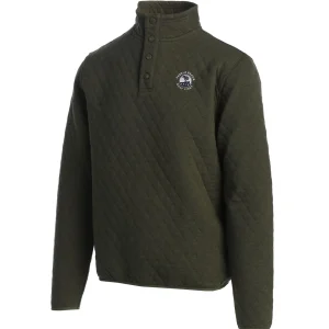 Pullovers And Sweaters<Pebble Beach Resorts Pebble Beach Quilted Snap Collar Pullover By Divots