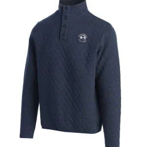 Pullovers And Sweaters<Pebble Beach Resorts Pebble Beach Quilted Snap Collar Pullover By Divots