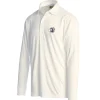 Polos<Pebble Beach Resorts Pebble Beach Self Collar Long Sleeve Polo By Donald Ross