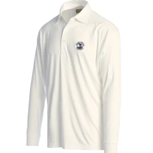 Polos<Pebble Beach Resorts Pebble Beach Self Collar Long Sleeve Polo By Donald Ross
