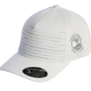 Adjustable<Pebble Beach Resorts Pebble Beach Slats Logo Snap Back Hat By Travis Mathew