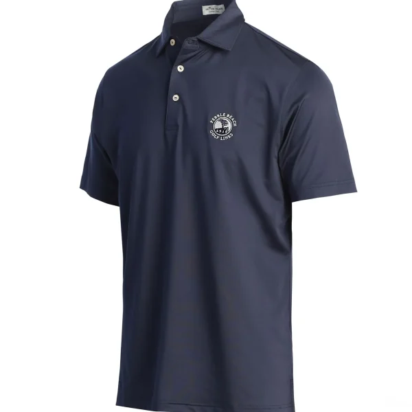Polos<Pebble Beach Resorts Pebble Beach Solid Polo By Peter Millar