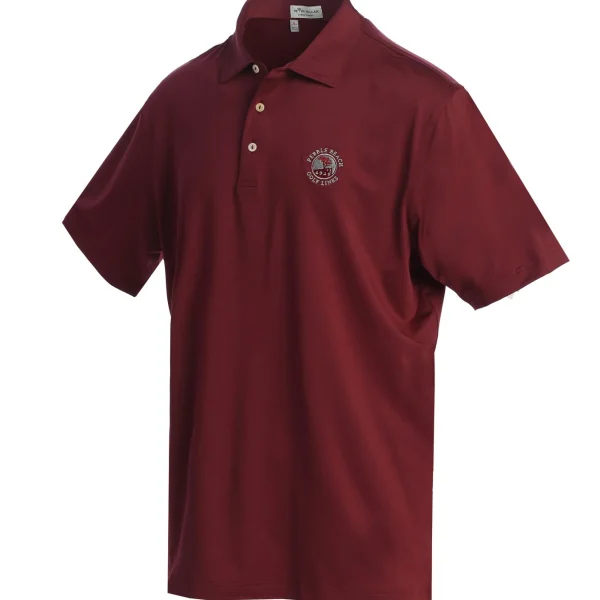 Polos<Pebble Beach Resorts Pebble Beach Solid Polo By Peter Millar