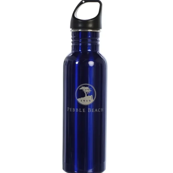 Mugs & Drinkware<Pebble Beach Resorts Pebble Beach Stainless Steel Etched Water Bottle Green