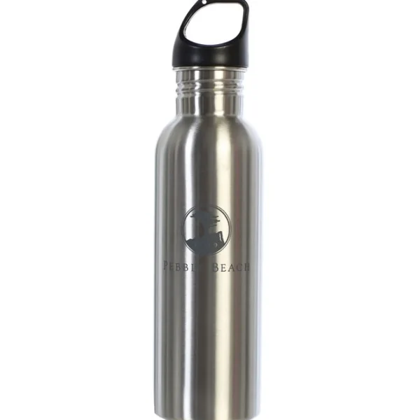 Mugs & Drinkware<Pebble Beach Resorts Pebble Beach Stainless Steel Etched Water Bottle Green