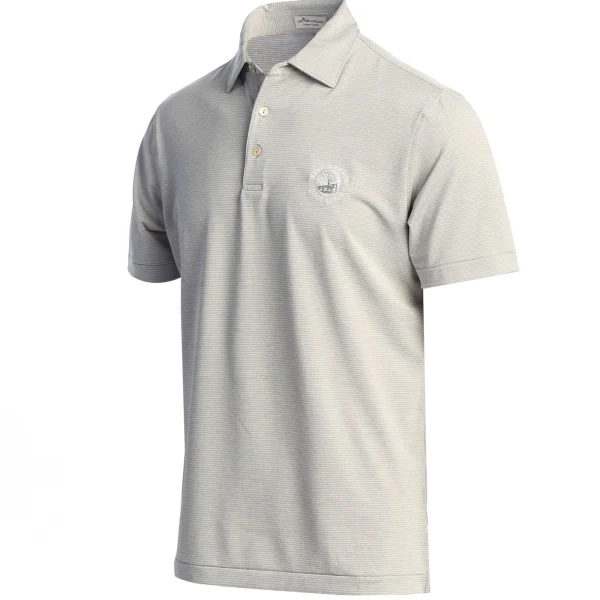 Polos<Pebble Beach Resorts Pebble Beach Striped Polo By Peter Millar