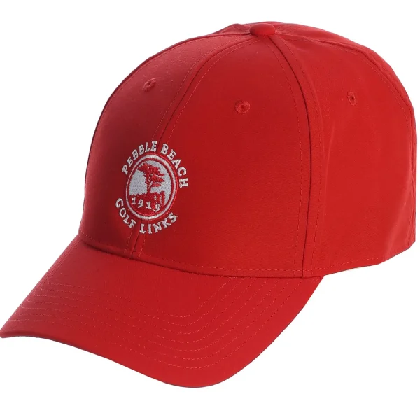 Adjustable<Pebble Beach Resorts Pebble Beach 3-Stripes Golf Hat By Adidas