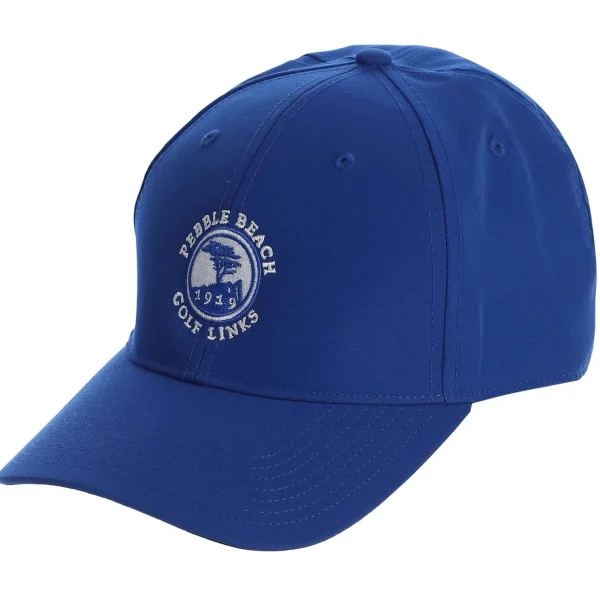 Adjustable<Pebble Beach Resorts Pebble Beach 3-Stripes Golf Hat By Adidas